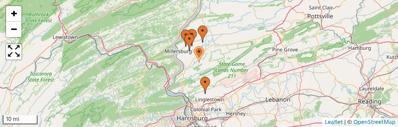 Related schools map