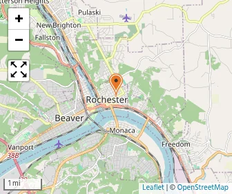 Map of Beaver Valley Christian Academy