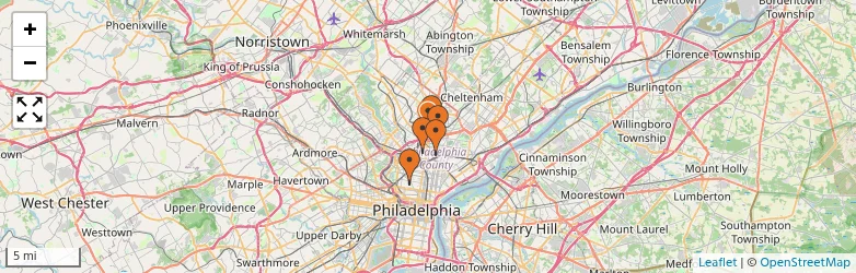 Related schools map