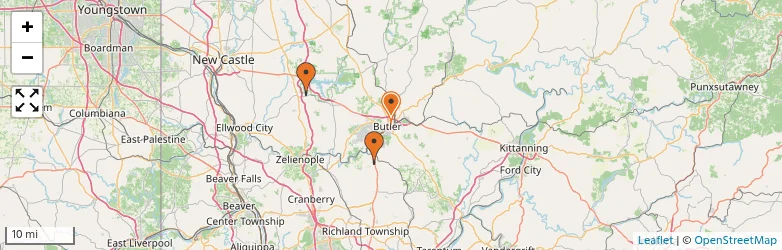 Related schools map