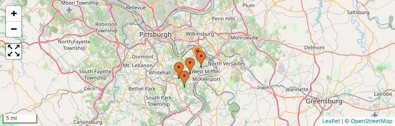 Related schools map