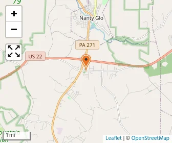 Map of Cambria County Christian School
