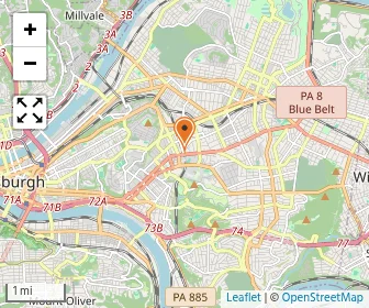 Map of Central Catholic High School