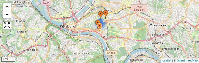 Related schools map
