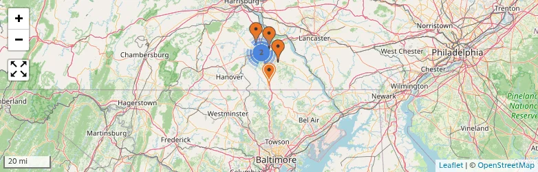 Related schools map