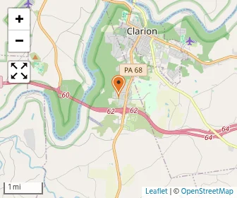 Map of Clarion Center School