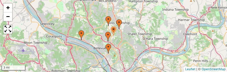 Related schools map