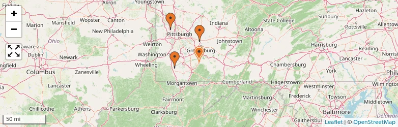 Related schools map