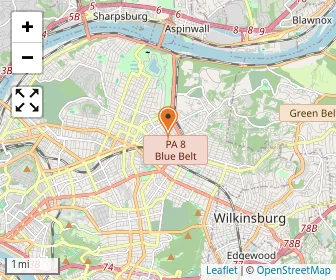 Map of Abraxas Pittsburgh School