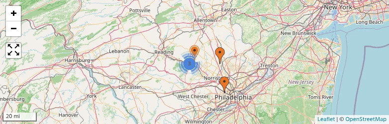 Related schools map