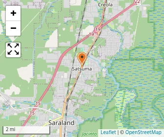 Map of Satsuma Christian School