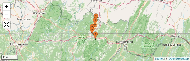 Related schools map