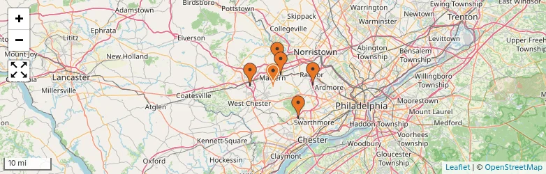 Related schools map