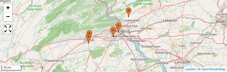 Related schools map