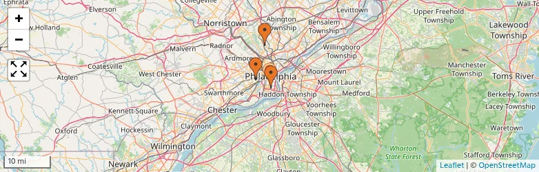 Related schools map