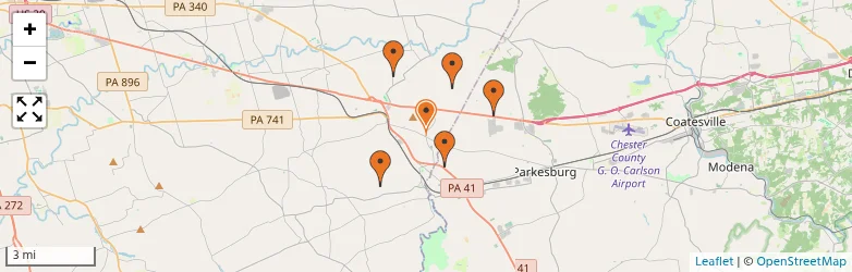 Related schools map