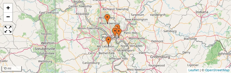 Related schools map