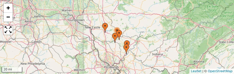 Related schools map