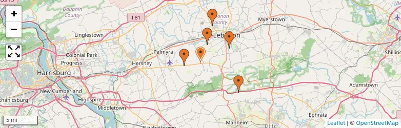 Related schools map