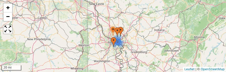 Related schools map
