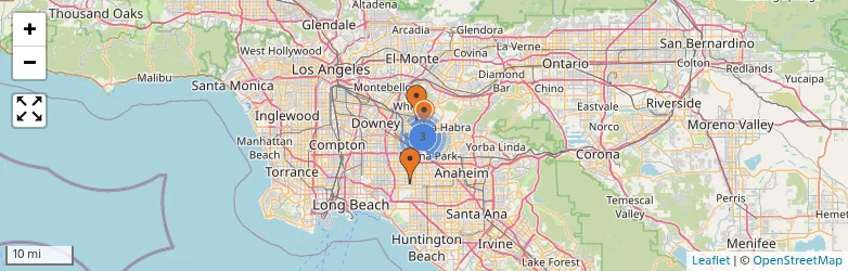 Related schools map