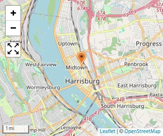 Map of Harrisburg SDA School