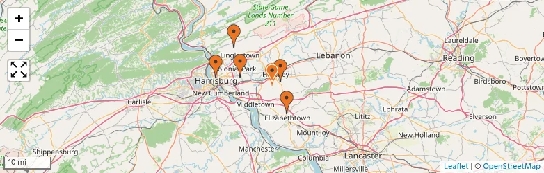 Related schools map