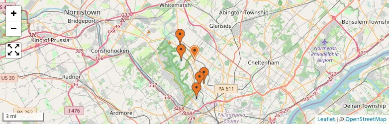 Related schools map