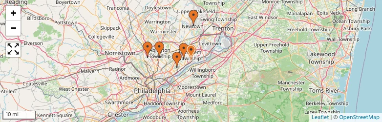 Related schools map