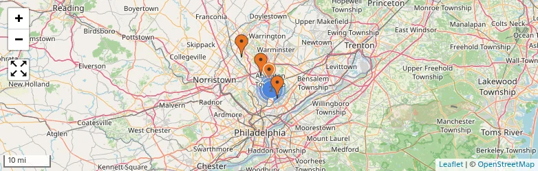 Related schools map