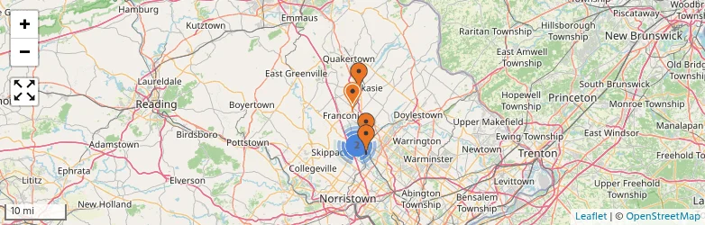 Related schools map