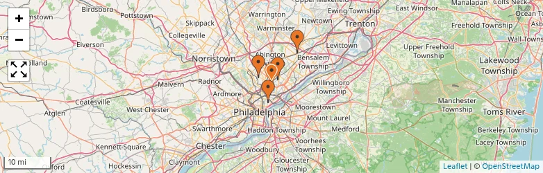 Related schools map