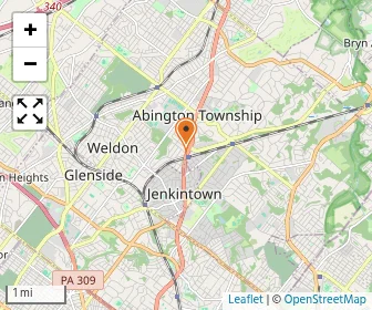 Map of Jenkintown Day Nursery