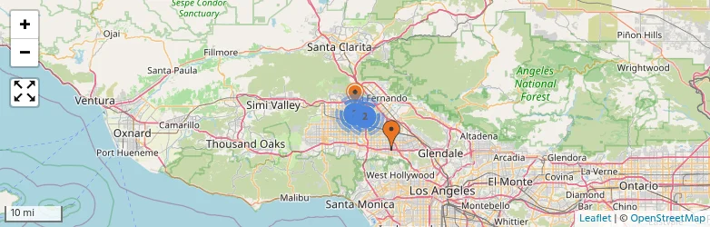 Related schools map