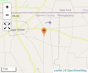 Map of Little Ash Amish School
