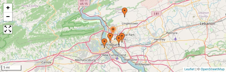 Related schools map