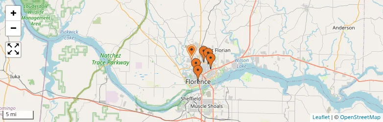 Related schools map