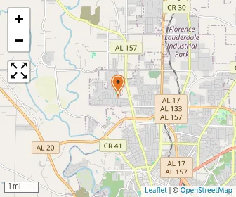 Map of Shoals Christian School