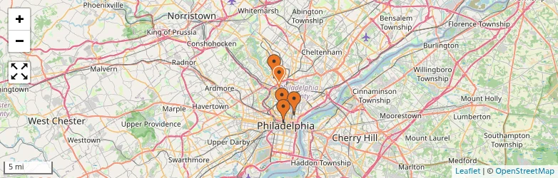 Related schools map