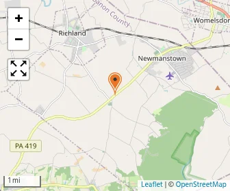 Map of Millbach Mennonite School