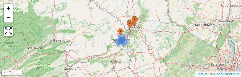 Related schools map