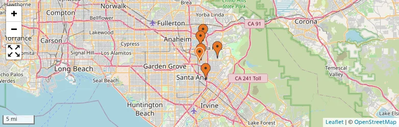 Related schools map