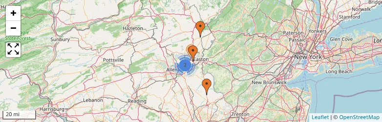 Related schools map