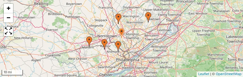 Related schools map