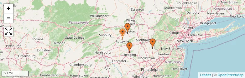Related schools map