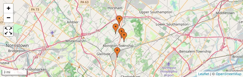Related schools map