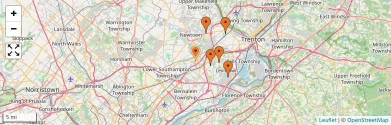 Related schools map