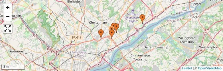 Related schools map