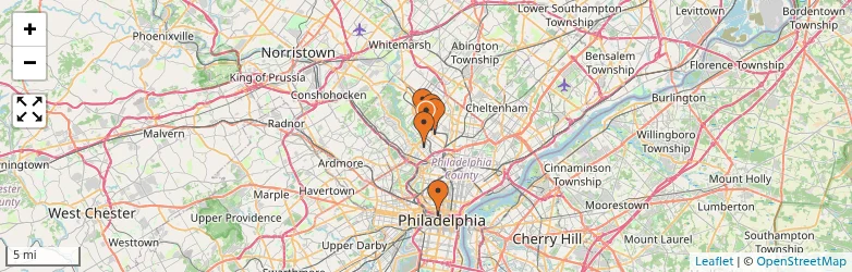 Related schools map
