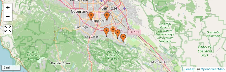 Related schools map